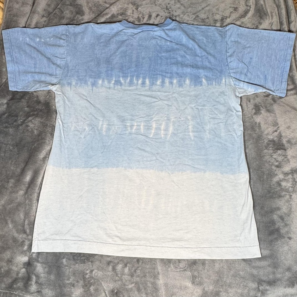 Vintage Planet Hollywood Orlando Shirt Mens XL Blue Planet 2000 Dip Dye 90s - Picture 7 of 9